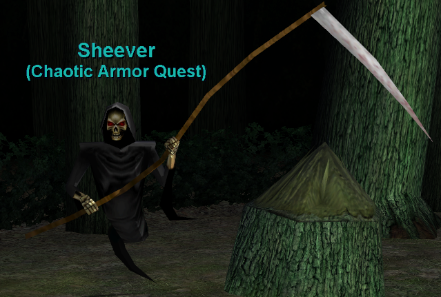 Sheever is in The Hidden Forest across from Queen Adrianne towards the cave with the class trainers.