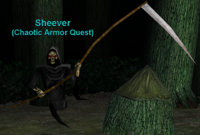 Sheever is in The Hidden Forest across from Queen Adrianne towards the cave with the class trainers.
