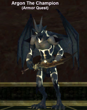 Argon is in The Entrance to The Temple of Veeshan.